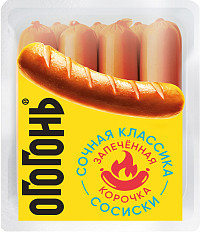 Сосиски Запеченная корочка сочная классика