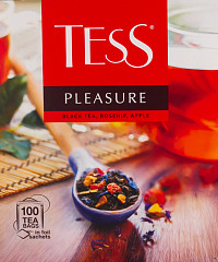 Чай ТЕСС Плэжа Шиповник Яблоко черный