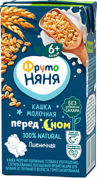 Каша ФрутоНяня молочно пшеничная