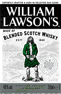 Виски Вильям Лоусонс купажированный не менее 3 лет