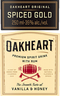 Напиток спиртной Оакхарт Ориджинал на основе рома