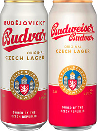 Пиво Будвайзер Будвар светлое фильтрованное пастеризованное ж/б
