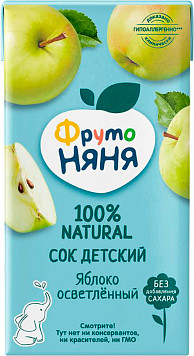 Сок ФрутоНяня Яблоко
