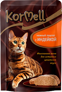 Корм KorMell с индейкой паштет
