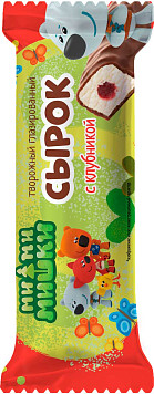 Сырок МиМиМишки глазир.клубника 15%