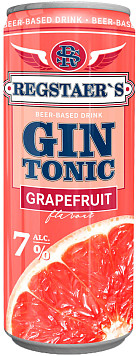 Напиток пивной Регстаерс джин тоник грейпфрут ж/б