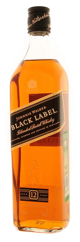 Виски Джонни Уокер Блэк Лейбл 12 лет