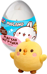Игрушка мягкая Molang в яйце