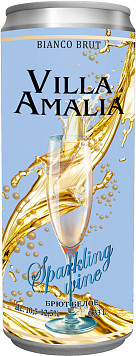 Вино игристое Вилла Амалия белое брют