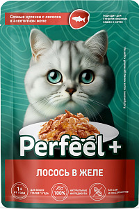 Корм Perfeel с лососем в желе