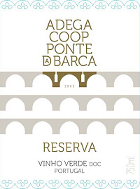 Вино Адега Кооп Понте да Барка Бранко Резерва белое полусухое