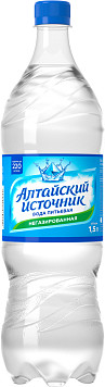 Вода Алтайский источник негазированная