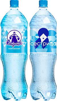 Вода Сестрица газированная