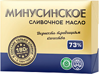 Масло сливочное Минусинское 73%