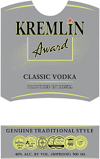 Водка Кремлин Эворд Классик