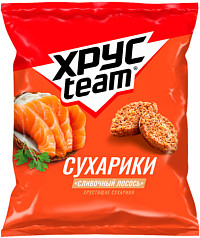 Сухарики Хрустим сливочный лосось