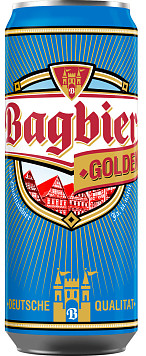 Пиво БагБир Голден светлое ж/б
