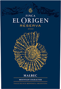 Вино Финка эль Ориджен Резерва Мальбек красное сухое