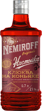 Настойка Немирофф клюква на коньяке сладкая