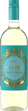 Вино Иль Валоре Лучидо Пино Гриджио Терре Сичилиане белое сухое
