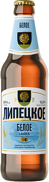 Пиво Липецкое Белое светлое нефильтрованное пастеризованное ст