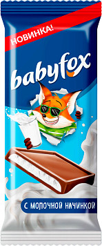 Шоколад Babyfox молочный 