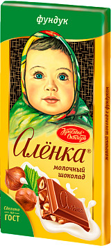 Шоколад Алёнка фундук