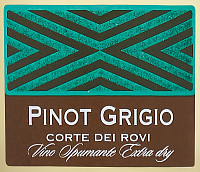 Вино игристое Корте дей Рови Пино Гриджо Спуманте Экстра Драй белое брют