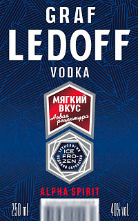 Водка Граф Ледофф