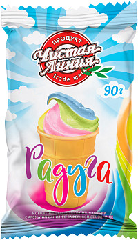 Мороженое Чистая линия Радуга