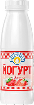 Йогурт Сибиржинка клубника 2,5%
