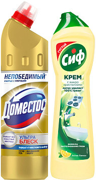 Набор Доместос гель+Сиф крем