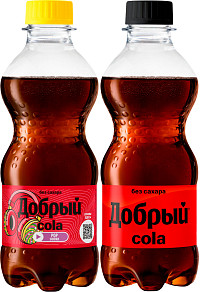 Напиток газированный Добрый кола без сахара